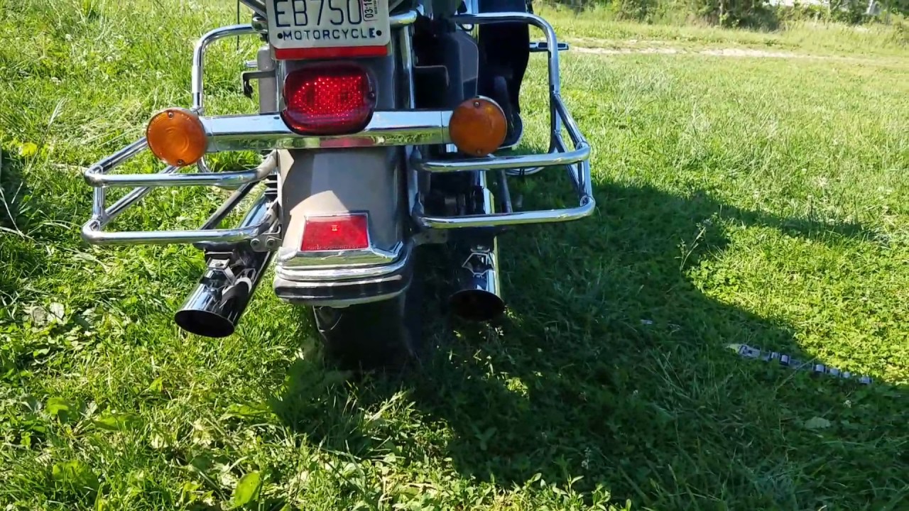 2004 Ultra Classic, Full Boar Slipons, 2.5 in baffle YouTube