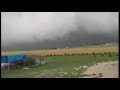 Natasha Gasper videos the creepy clouds near Pine Bluffs, WY