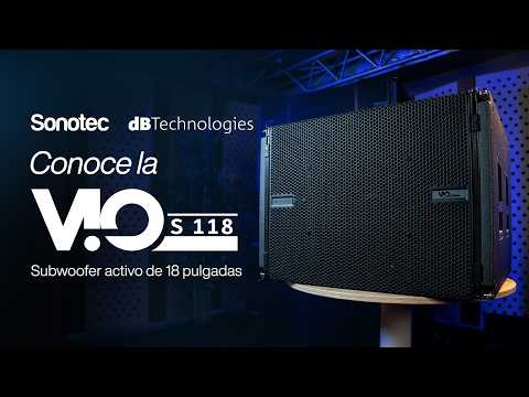 dBTechnologies VIO S118: Un subwoofer diseñado para aplicaciones profesionales