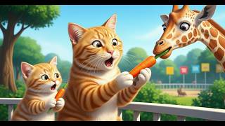 Cat Mom & Kitten Open a Mini Mart, Then a Wholesome Zoo Adventure 🐾 screenshot 5