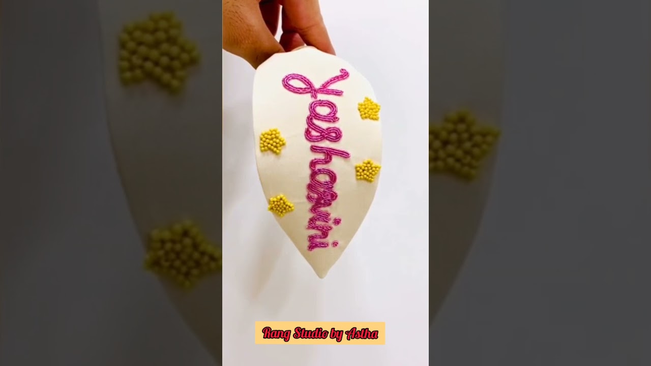 Customised Name Hand Embroidered Headbands Hairband Manufacturer