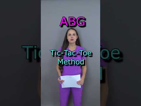 ABG Tic-Tac-Toe Super Easy: Nursing School #short