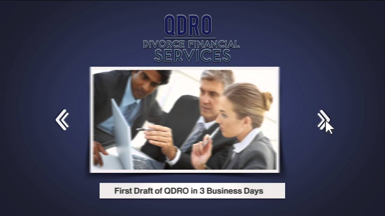 QDRO's by DIVORCE FINANCIAL STRATEGIES YouTube