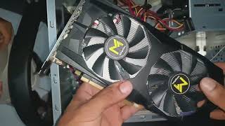 placa de vídeo mingzhou RX580 8gb 256bit, 2048sp, DDR5. #rx580 #ssdkingspec #kingSpec #memoria