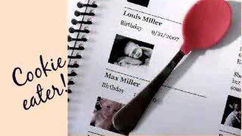 Make a family cookbook with software