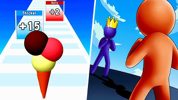 Ice Cream Rush | Giant Rush - Gameplay Walkthrough Max Levels (Part 1)