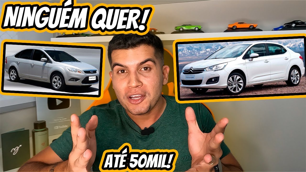 5 SEDANS BONS MAS ESQUECIDOS POR ATÉ 50 MIL REAIS