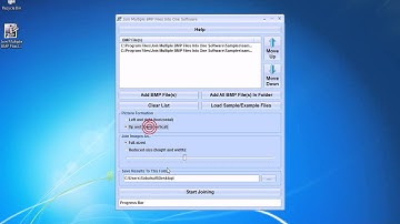 How To Use Join Multiple BMP Files Into One Software
