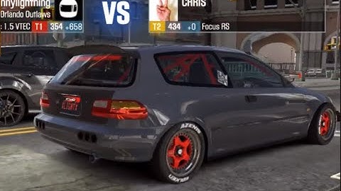 Angels civic 1.5 vtec shift pattern to beat dyno time. CSR2