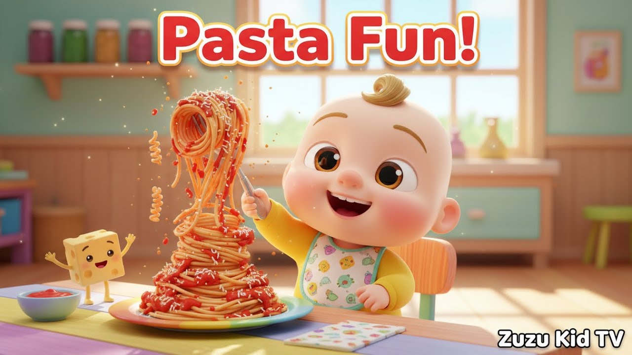 Pasta Song – Nursery Rhyme, Toddler Food Learning, and Mealtime Fun