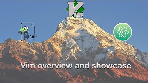Vim editor overview and showcase - (Arabic). / شرح مبسط عن برنامج تحرير النصوص فيم