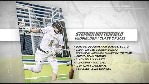 Stephen Butterfield, Class of 2022 | Spring 2021 L...