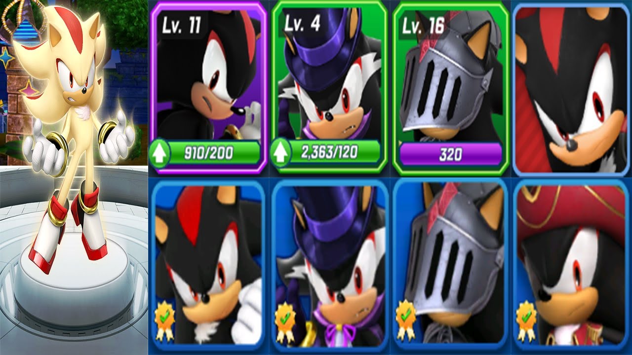 Sonic Forces vs Sonic Boom vs Sonic Dash - All Shadow Runners - Super ...