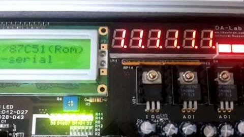 FPGA VHDL FND 전체를 모두 한숫자 표현