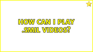 Ubuntu: How can I play .smil videos?