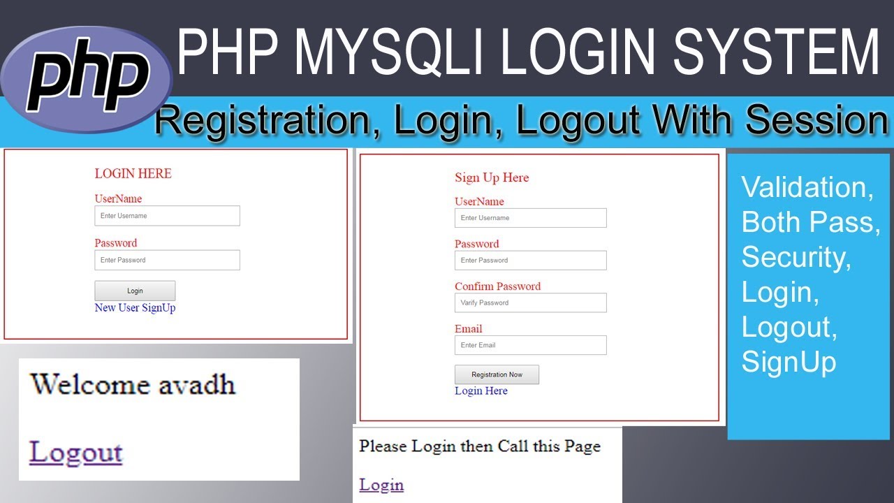 User php login