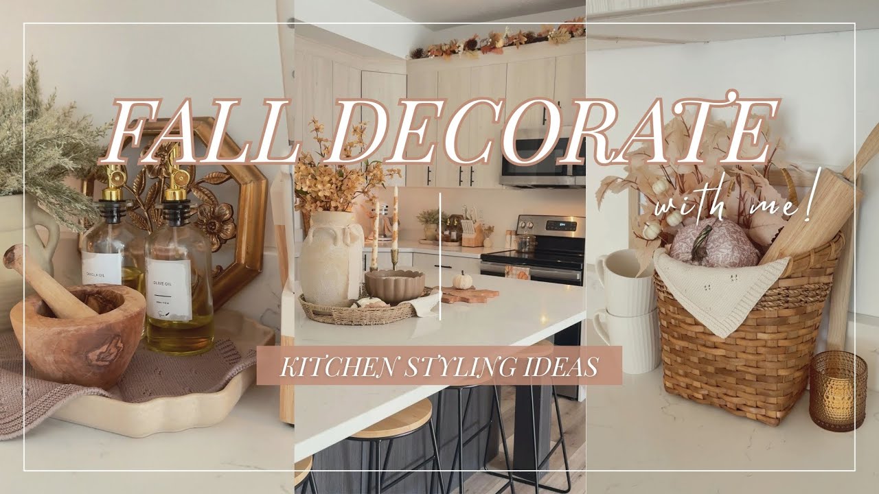 Fall Kitchen Decorate With Me 2025!🍂 | Cozy Fall Styling Ideas!