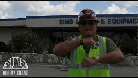 Advanced Hand Signals | Sims Crane Minute