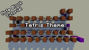 Tetris Theme - Minecraft Note Block Tutorial