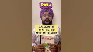 Class 10 Math Ncert Linear Equations Important Questions Boards 2026🔥#shorts #ncert #class10 #cbse