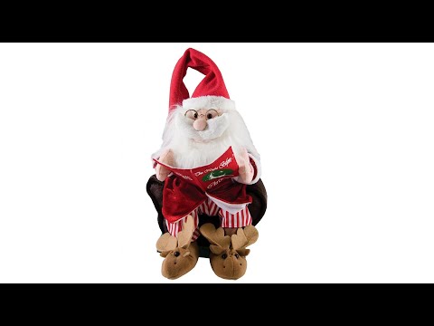 Animated Story Telling Santa - The Christmas Warehouse - YouTube