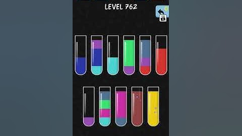 solve and solution water color sort game level 762