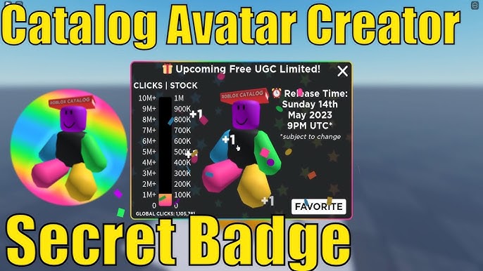 UPDATED* HOW TO GET FREE CATALOG AVATAR CREATOR ITEMS IN ROBLOX! 🥳 😎 