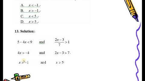 2020 HKDSE Maths Core Paper II Q13, Compound Inequalities(複合不等式)