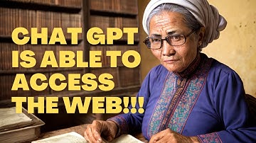Chat GPT is able to access the web!!! This chrome extension lets it access the internet