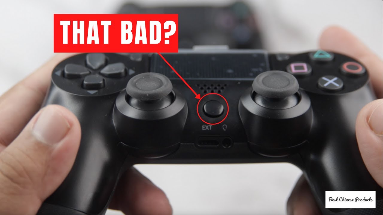 How Different is a FAKE PS4 DualShock Controller Compared to a REAL one