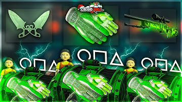 THE *NEW* GREEN LIGHT CASES ARE ACTUALLY INSANE... (CSGOROLL)