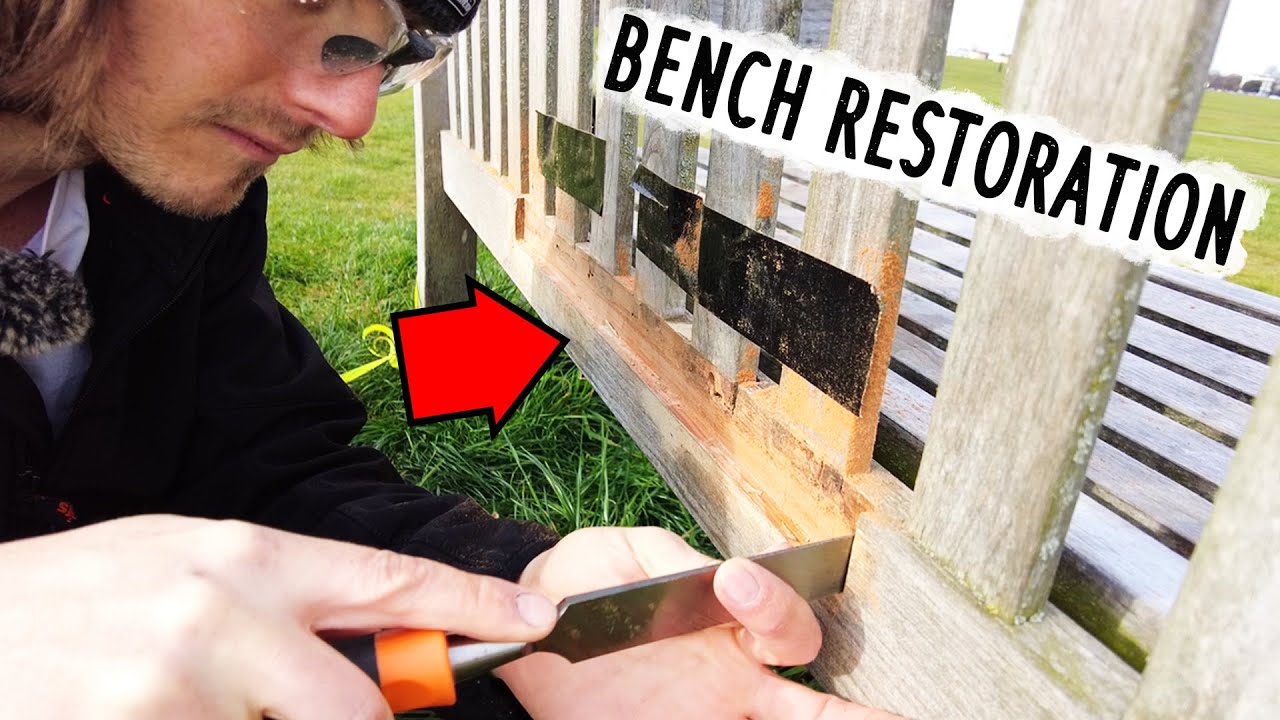 How to Fix a Broken Teak Wooden Bench with Iroko