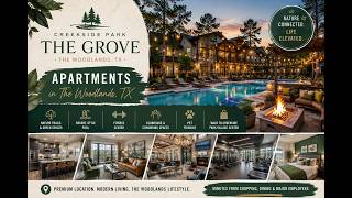 Creekside Park The Grove Apartments in The Woodlands, TX | Luxury Apartment in Creekside Village