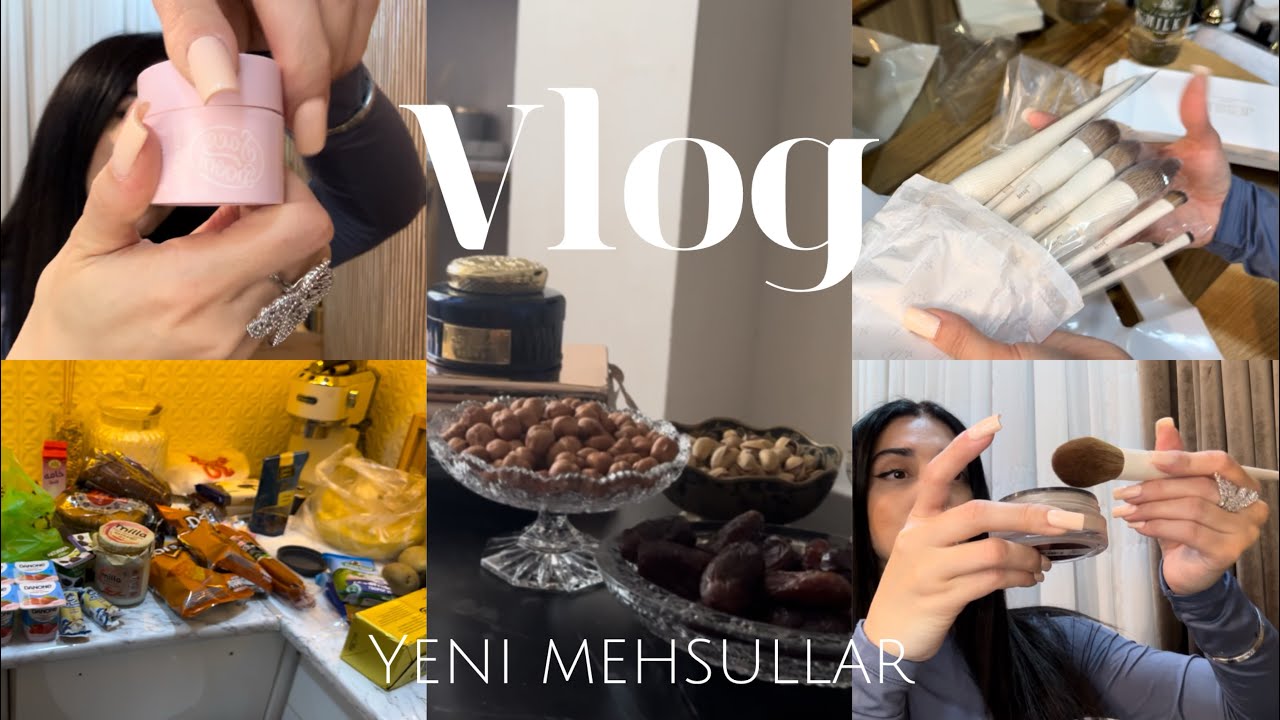 VLOG•JESSUP’dan yeni Makiyaf fırçalarım🛍️HƏDİYYƏLƏR•YENİ ÜZ BAXIM MƏHSULLARI