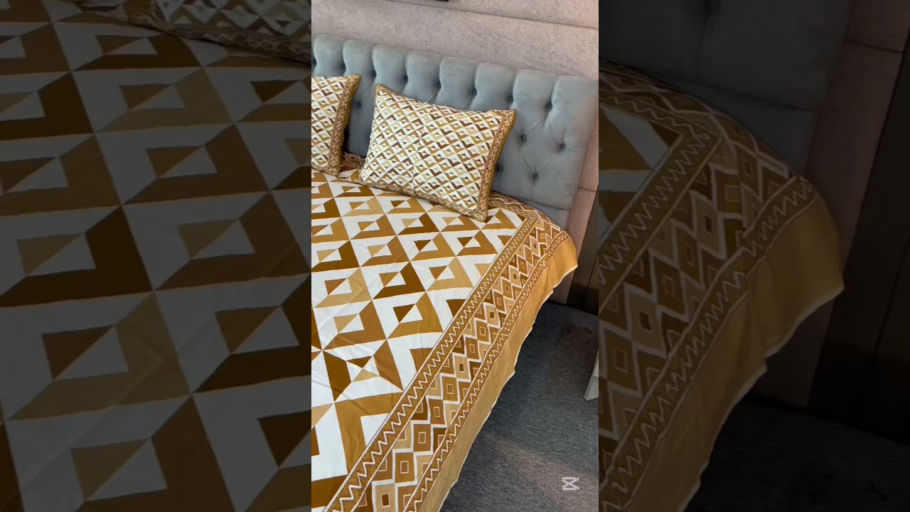 Bring a splash of color and pattern to your bedroom with this vibrant ALLORA Bed Sheet #bedsheets