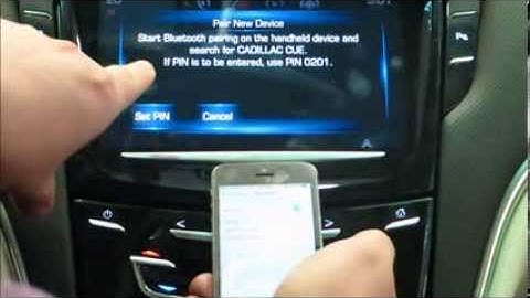 Pairing Your Phone To The Cadillac CUE System