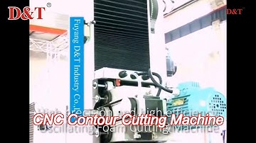 dtc-s1212 cnc contour cutting machine pu foam sponge oscillating blade