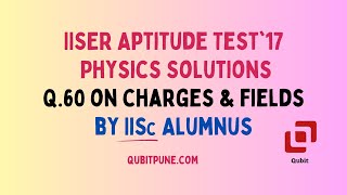 Q.60 | IISER Aptitude Test 2017 Physics Solutions | @qubitpune
