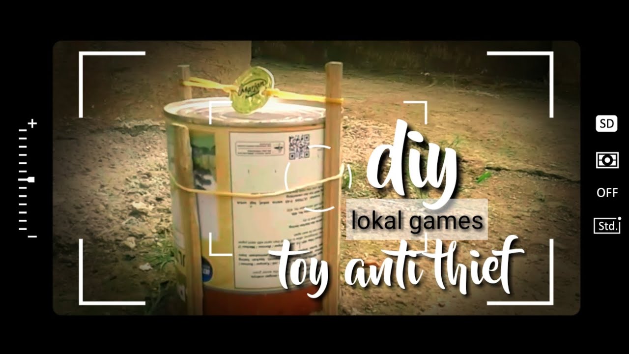 Diy lokal games | toys anti thief | jebakan totorolongan anti maling