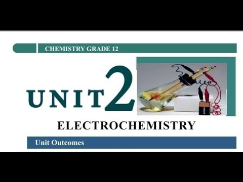 Chemistry grade 12 unit 2 Electrochemistry in Oromic - YouTube