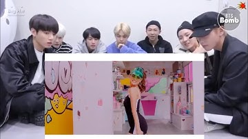 BTS reacting to BLACKPINK "ICE CREAM" FT SELENA GOMEZ
