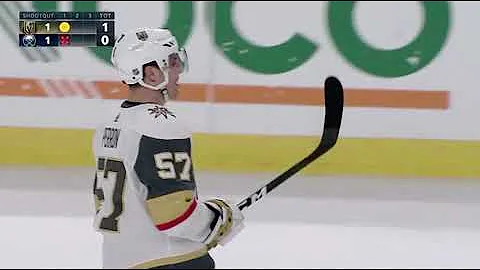 David Perron Shootout goal vs Buf 10-03-2018