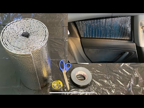 How To Make Sun Shades / Privacy Shades For Your Car For Under $30