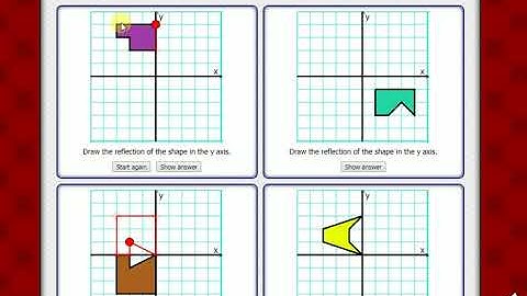 Reflecting in Vertical and Diagonal Lines