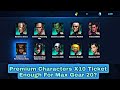 Premium Characters X10 Ticket Enough For Max Gear 20? - Marvel Future Fight
