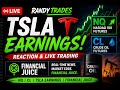 LIVE Futures Trading | NQ & CL + TSLA Earnings Reaction | Financial Juice News | Randy Trades