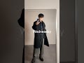 164cmのロングコートを使った1週間コーデ！#shorts