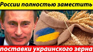 России полностью заместить поставки украинского зерна
