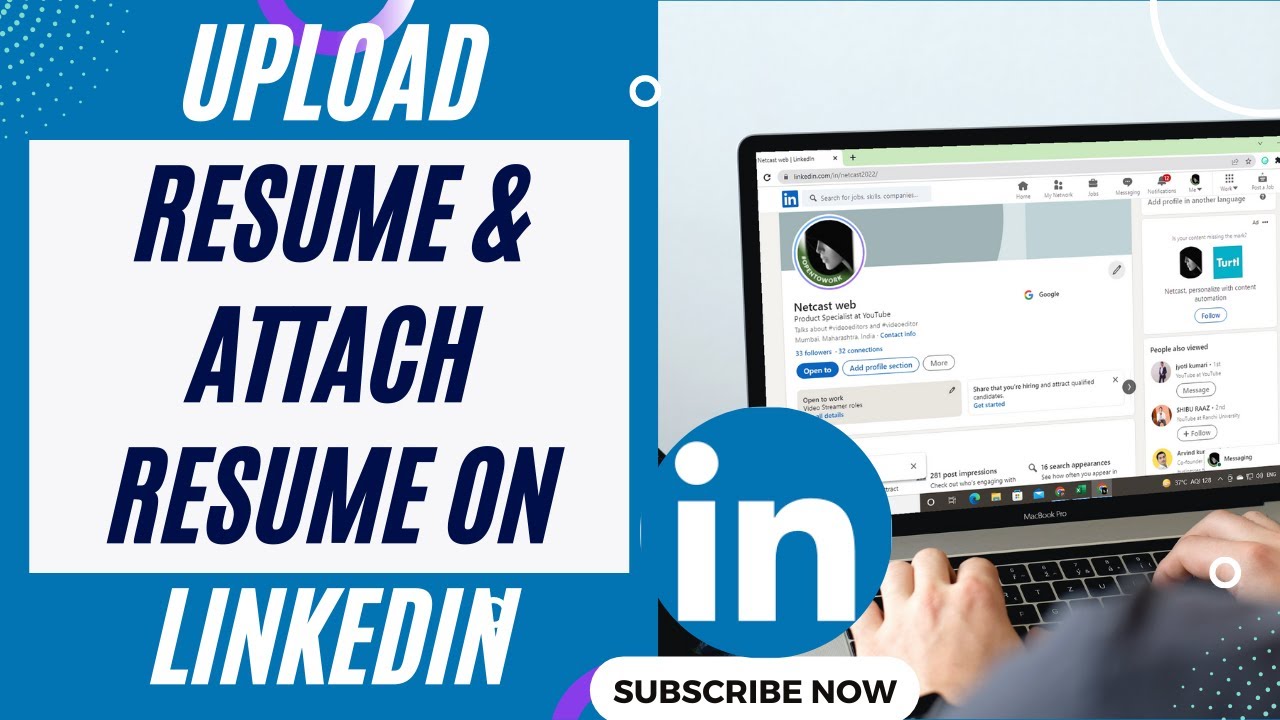 How to Upload Resume in Linkedin Attach Resume on Linkedin How to