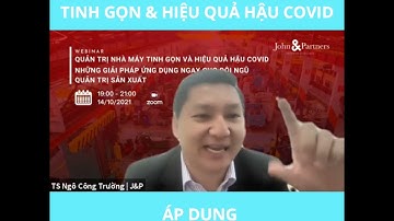 ÁP DỤNG KAIZEN CHO NHÀ MÁY - THAY ĐỔI ĐỂ TỐT HƠN |TS Ngô Công Trường J&P